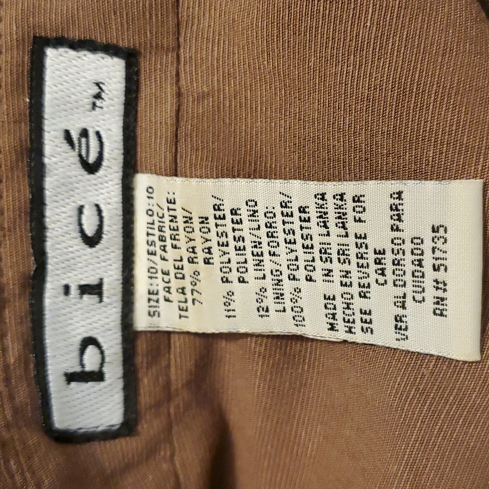 Bice brown button front blazer jacket - Picture 7 of 7